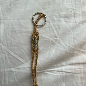 Woven Cactus Keychain